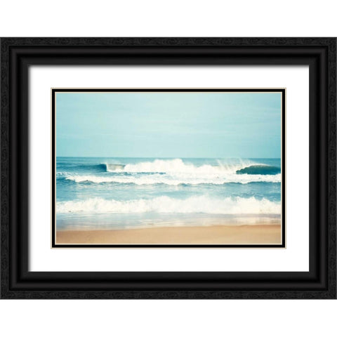 Salty Sea Air Black Ornate Wood Framed Art Print with Double Matting by Cochrane, Carolyn