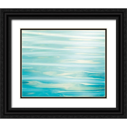 Soothing Black Ornate Wood Framed Art Print with Double Matting by Cochrane, Carolyn