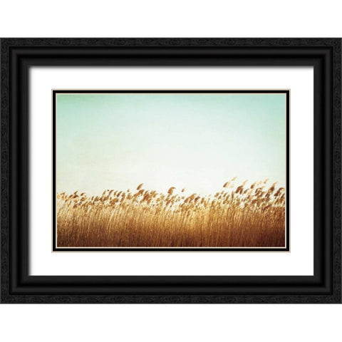 Swaying Black Ornate Wood Framed Art Print with Double Matting by Cochrane, Carolyn