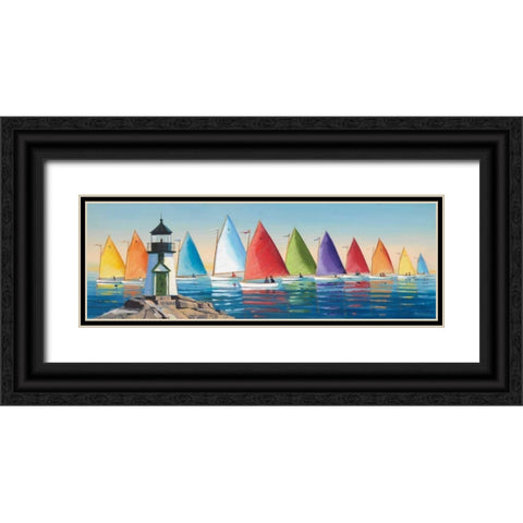After the Races Black Ornate Wood Framed Art Print with Double Matting by Caldwell Fisher, Sally