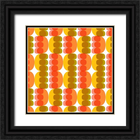 Atomic Art 1 Black Ornate Wood Framed Art Print with Double Matting by Cave, Rachel