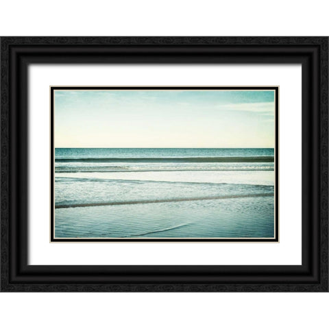 Low Tide Black Ornate Wood Framed Art Print with Double Matting by Cochrane, Carolyn
