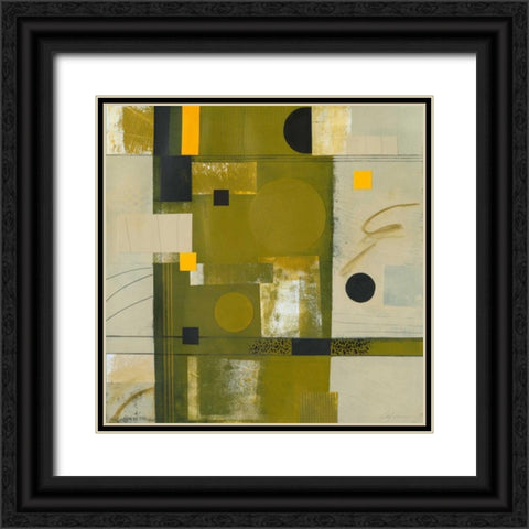 Shady Lane II Black Ornate Wood Framed Art Print with Double Matting by Colter, Deborah T.