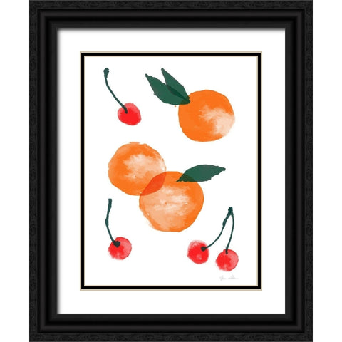 California Fruit Black Ornate Wood Framed Art Print with Double Matting by Donahue, Shane