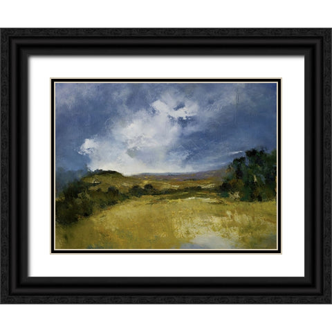 Ferrer Black Ornate Wood Framed Art Print with Double Matting by Dennis, Patrick