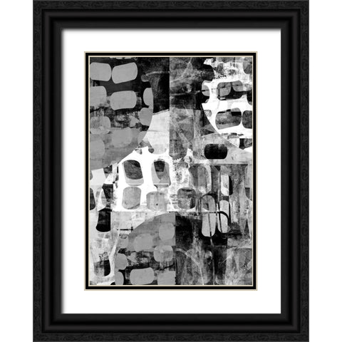 New Territory I Black Ornate Wood Framed Art Print with Double Matting by Dubois, Lori