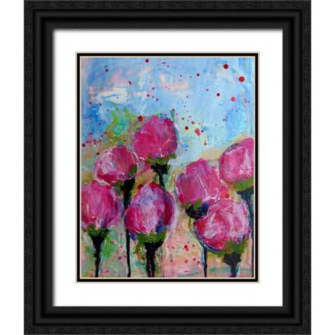 Revealed Black Ornate Wood Framed Art Print with Double Matting by DelValle, Patty