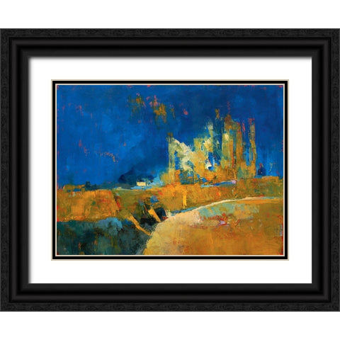 Caskey 2 Black Ornate Wood Framed Art Print with Double Matting by Dennis, Patrick