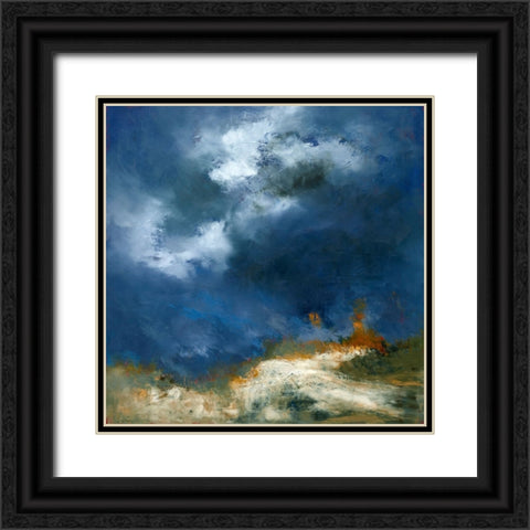 Soft Rise Black Ornate Wood Framed Art Print with Double Matting by Dennis, Patrick