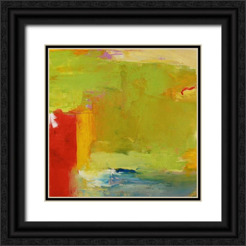 A Touch of Blue Black Ornate Wood Framed Art Print with Double Matting by Dickson, Mark