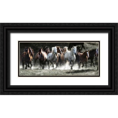 Renegades Black Ornate Wood Framed Art Print with Double Matting by Dearing, Lisa