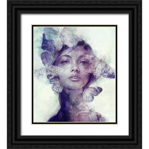 Adorn Black Ornate Wood Framed Art Print with Double Matting by Dittman, Anna