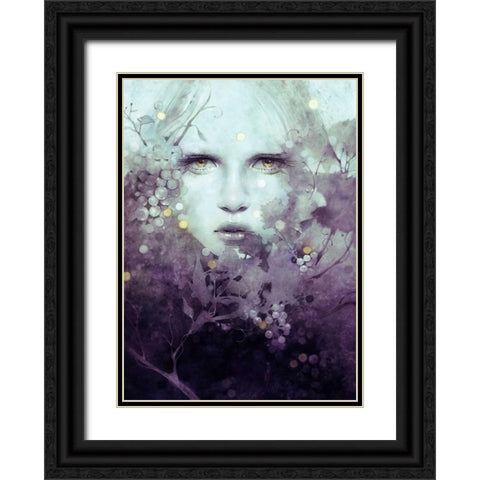 Vine Black Ornate Wood Framed Art Print with Double Matting by Dittman, Anna