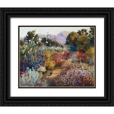 Morning Bloom Black Ornate Wood Framed Art Print with Double Matting by Freudenstein, Ellie