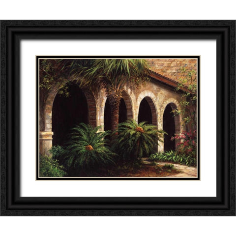Sago Arches Black Ornate Wood Framed Art Print with Double Matting by Fronckowiak, Art