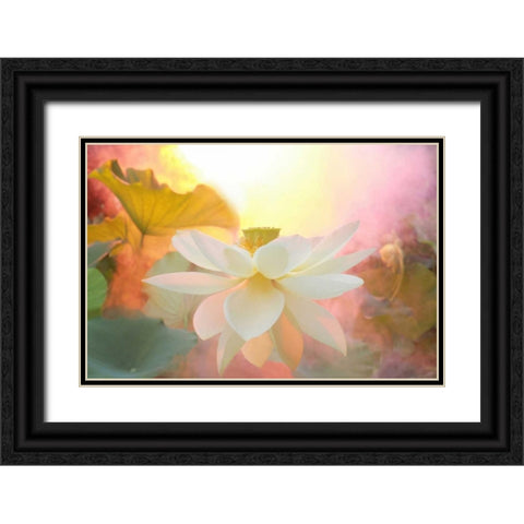 Arise Black Ornate Wood Framed Art Print with Double Matting by Farzad, Bahman