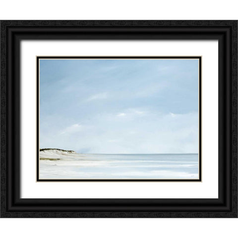 Outer Reach Black Ornate Wood Framed Art Print with Double Matting by Fleury, Rick