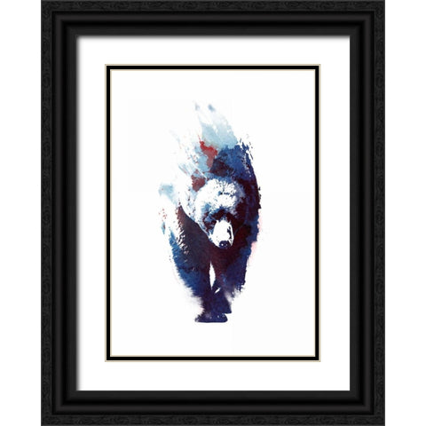 Death Run Black Ornate Wood Framed Art Print with Double Matting by Farkas, Robert