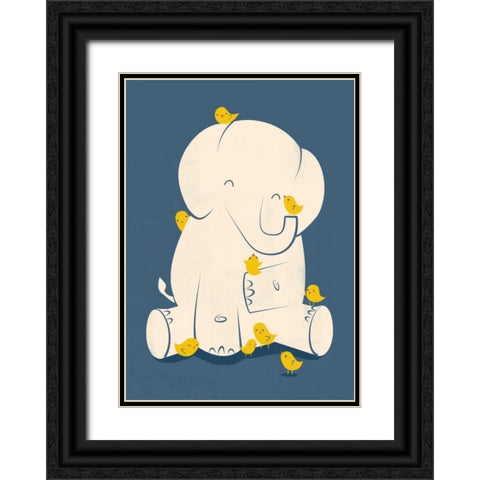 Big Mama Black Ornate Wood Framed Art Print with Double Matting by Fleck, Jay