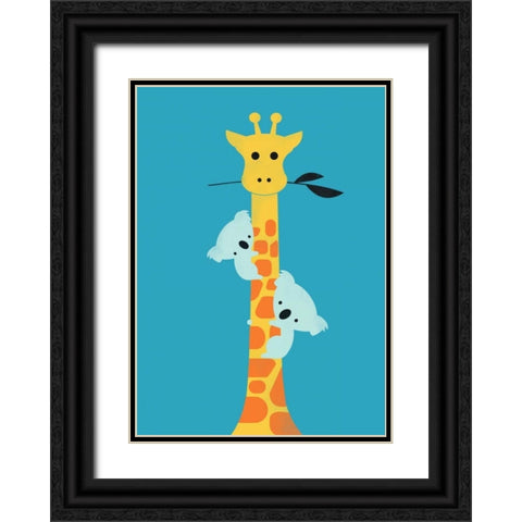 I Will Be Your Tree Black Ornate Wood Framed Art Print with Double Matting by Fleck, Jay