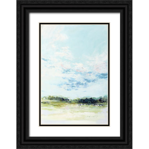 A Moment in Time Black Ornate Wood Framed Art Print with Double Matting by Fox, Rebecca