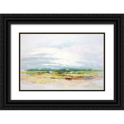 One Cloudy Day Black Ornate Wood Framed Art Print with Double Matting by Fox, Rebecca