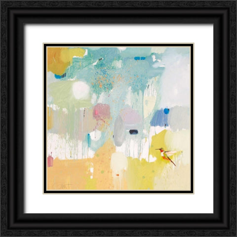 Hummingbird at Home 2 Black Ornate Wood Framed Art Print with Double Matting by Grant, Anthony