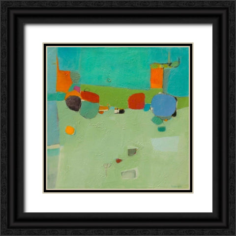 A Skip and a Roll Black Ornate Wood Framed Art Print with Double Matting by Gaziano, Dorothy