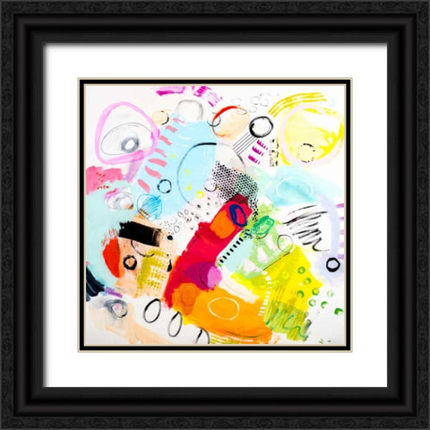 Silver Lake Series #6 Black Ornate Wood Framed Art Print with Double Matting by Greene, Serene