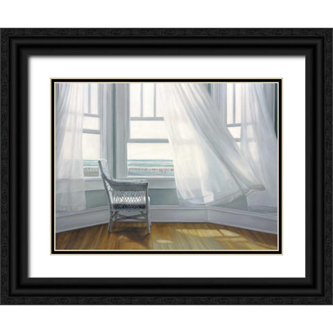 Waiting to Fly Black Ornate Wood Framed Art Print with Double Matting by Hollingsworth, Karen