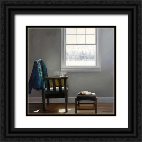 Flying South Black Ornate Wood Framed Art Print with Double Matting by Hollingsworth, Karen