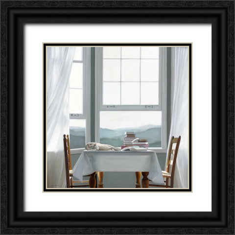 Accidental Scholar Black Ornate Wood Framed Art Print with Double Matting by Hollingsworth, Karen