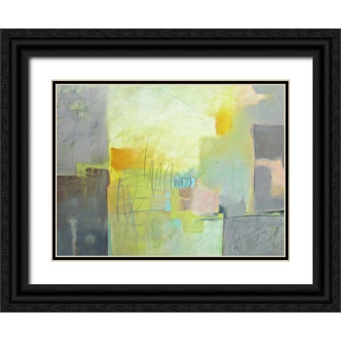 Echo II Black Ornate Wood Framed Art Print with Double Matting by Hassler, Pam