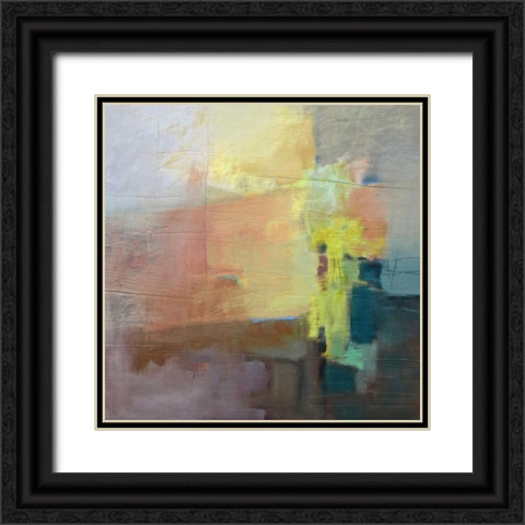 Homage I Black Ornate Wood Framed Art Print with Double Matting by Hassler, Pam