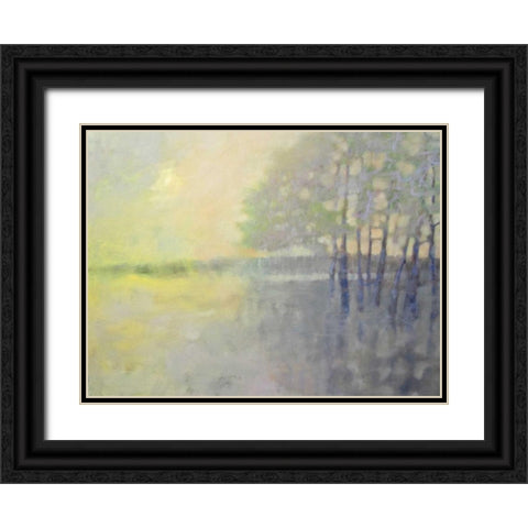 Spring Flood Black Ornate Wood Framed Art Print with Double Matting by Hassler, Pam