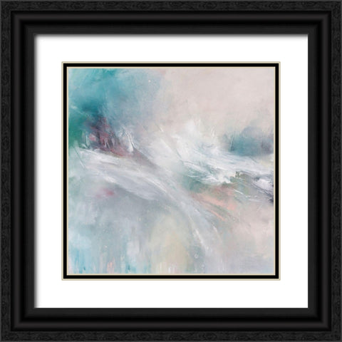Rhythmic Black Ornate Wood Framed Art Print with Double Matting by Hale, Karen