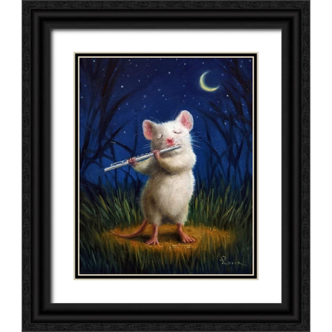 Moonlight Sonata Black Ornate Wood Framed Art Print with Double Matting by Heffernan, Lucia