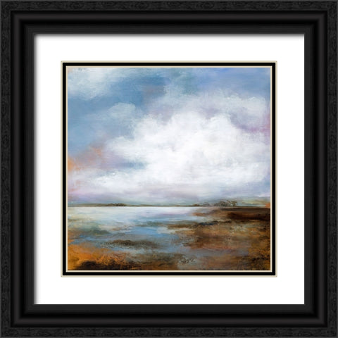 Take Comfort Black Ornate Wood Framed Art Print with Double Matting by Hale, Karen