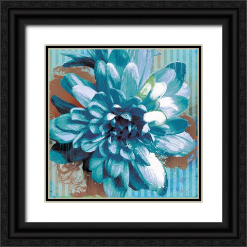 Boom Bloom No. 1 Black Ornate Wood Framed Art Print with Double Matting by Hastings, Porter