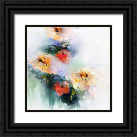 Unfolding Black Ornate Wood Framed Art Print with Double Matting by Hale, Karen