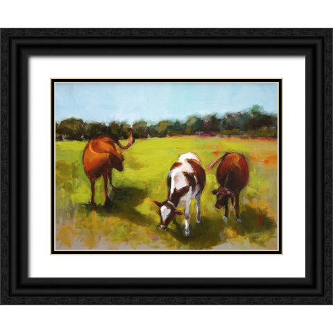 Hannah and Her Sisters Black Ornate Wood Framed Art Print with Double Matting by Hootnick, Sally
