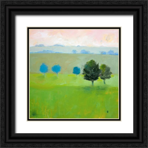 Gascony Black Ornate Wood Framed Art Print with Double Matting by Hootnick, Sally