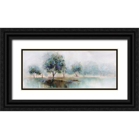 Early Morning In The Orchard Black Ornate Wood Framed Art Print with Double Matting by Hale, Karen