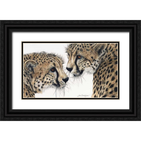 A Special Bond Black Ornate Wood Framed Art Print with Double Matting by Henderson, Jan