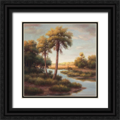 In the Tropics II Black Ornate Wood Framed Art Print with Double Matting by Haibin