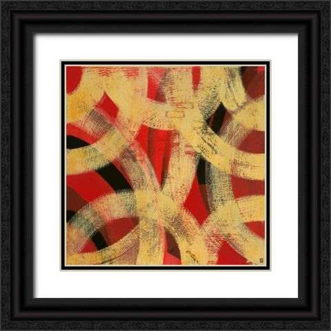 Equilibrium I Black Ornate Wood Framed Art Print with Double Matting by Han, Stephanie