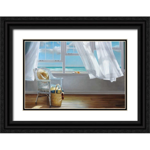 Sense Memory Black Ornate Wood Framed Art Print with Double Matting by Hollingsworth, Karen