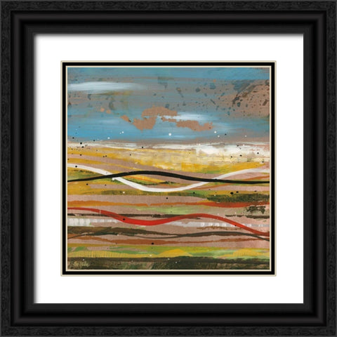 High Plains 2 Black Ornate Wood Framed Art Print with Double Matting by Hile, Scott