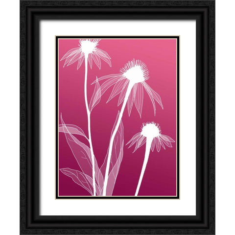 IN246_5 Black Ornate Wood Framed Art Print with Double Matting by GraphINC Studio