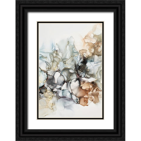 Cosmos I Black Ornate Wood Framed Art Print with Double Matting by Incado